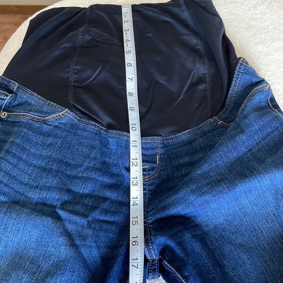 Isabel Maternity Skinny Jeans Blue Color Size 6/28R - Picture 9 of 13